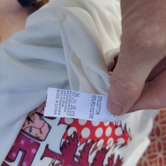 Merry Christmas Graphic Holiday Trees Long Sleeve Sz. 2X Sweatshirt - Picture 5 of 10